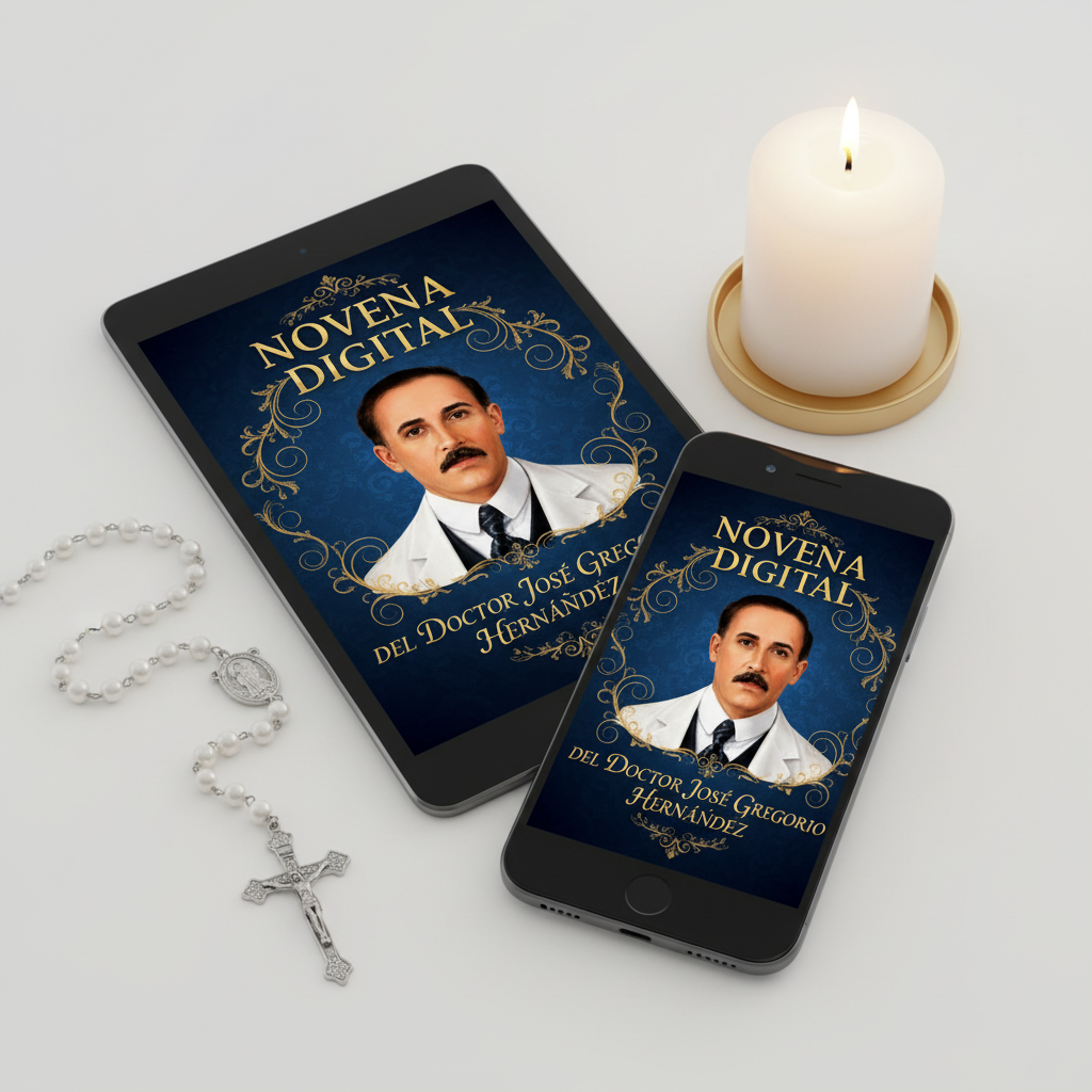 Mockup Novena Digital del Doctor José Gregorio Hernández